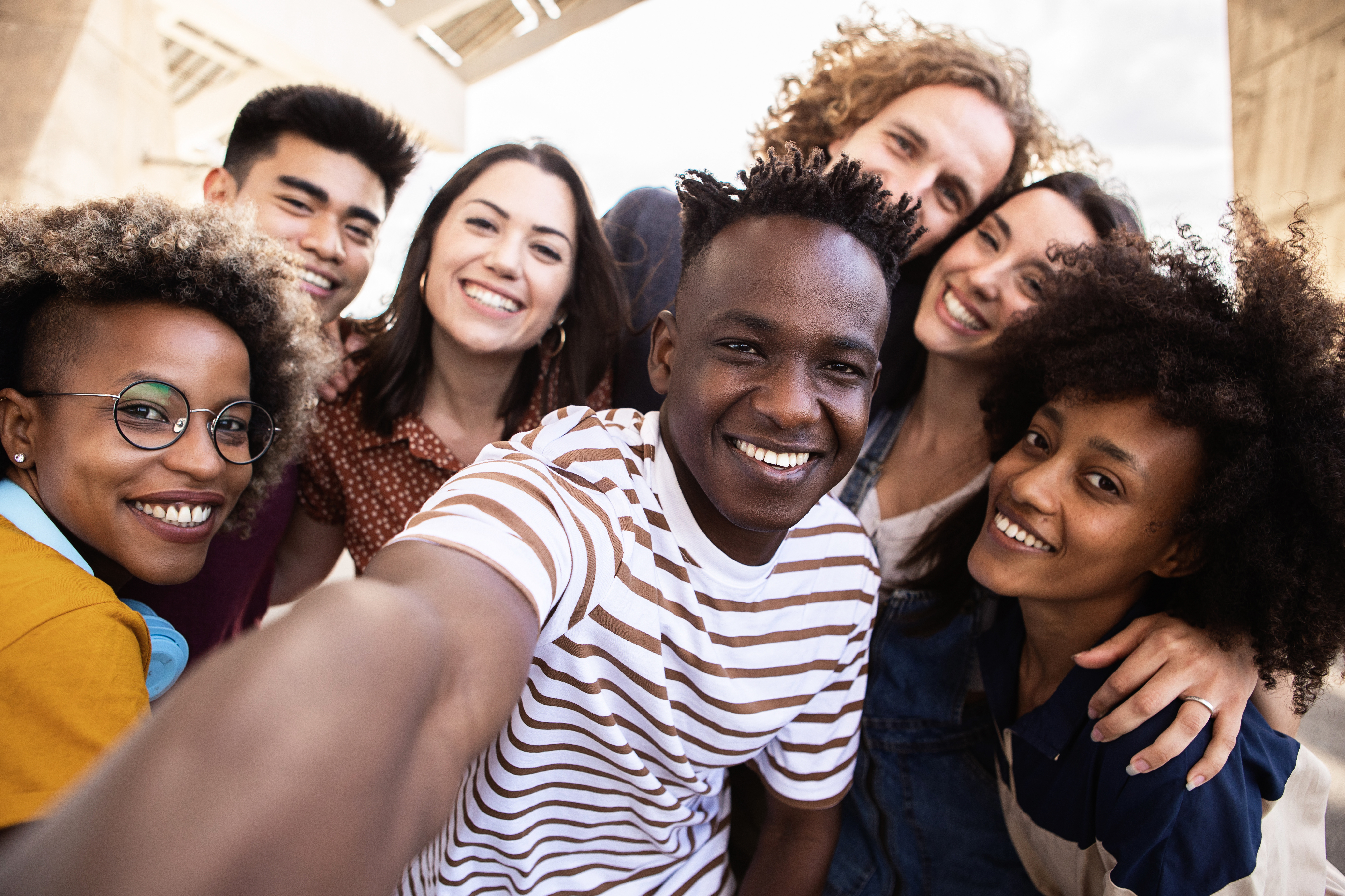 A group of young adults