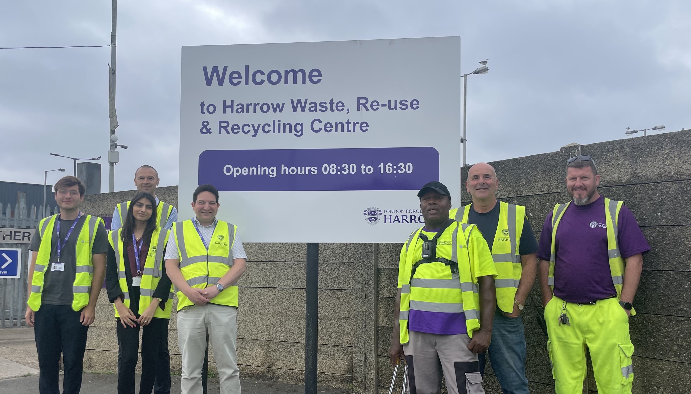 Recycling team